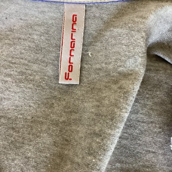 Fornarina Stiped Sleeveless Button Front with Beaded Appliques - Picture 2 of 9